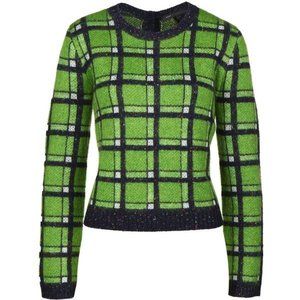 Marc Jacobs Green Plaid Prudence Sweater